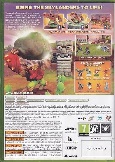 Skylanders Giants - XBOX 360 (B Grade) (Genbrug)